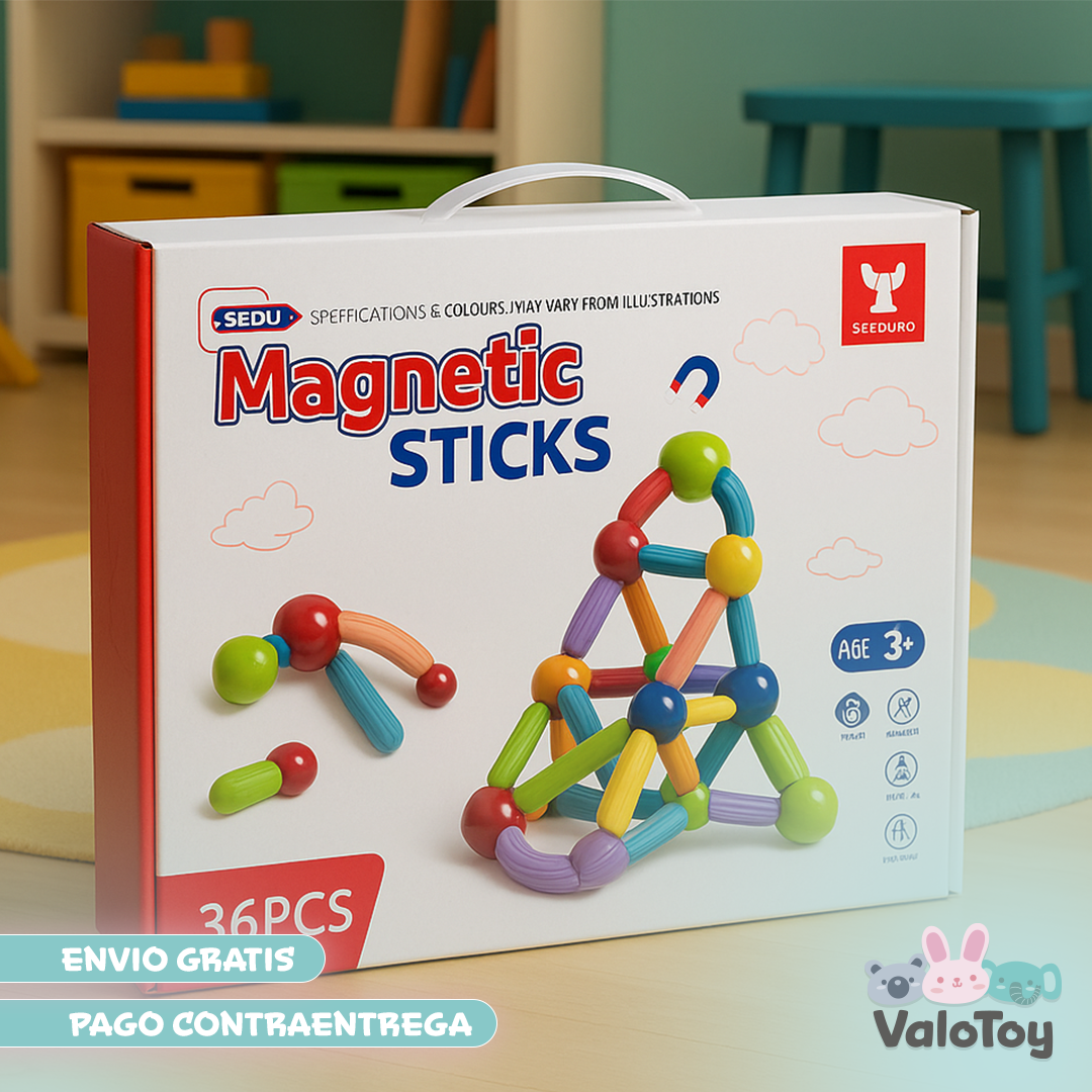 Sticks de Construcción Magnéticos